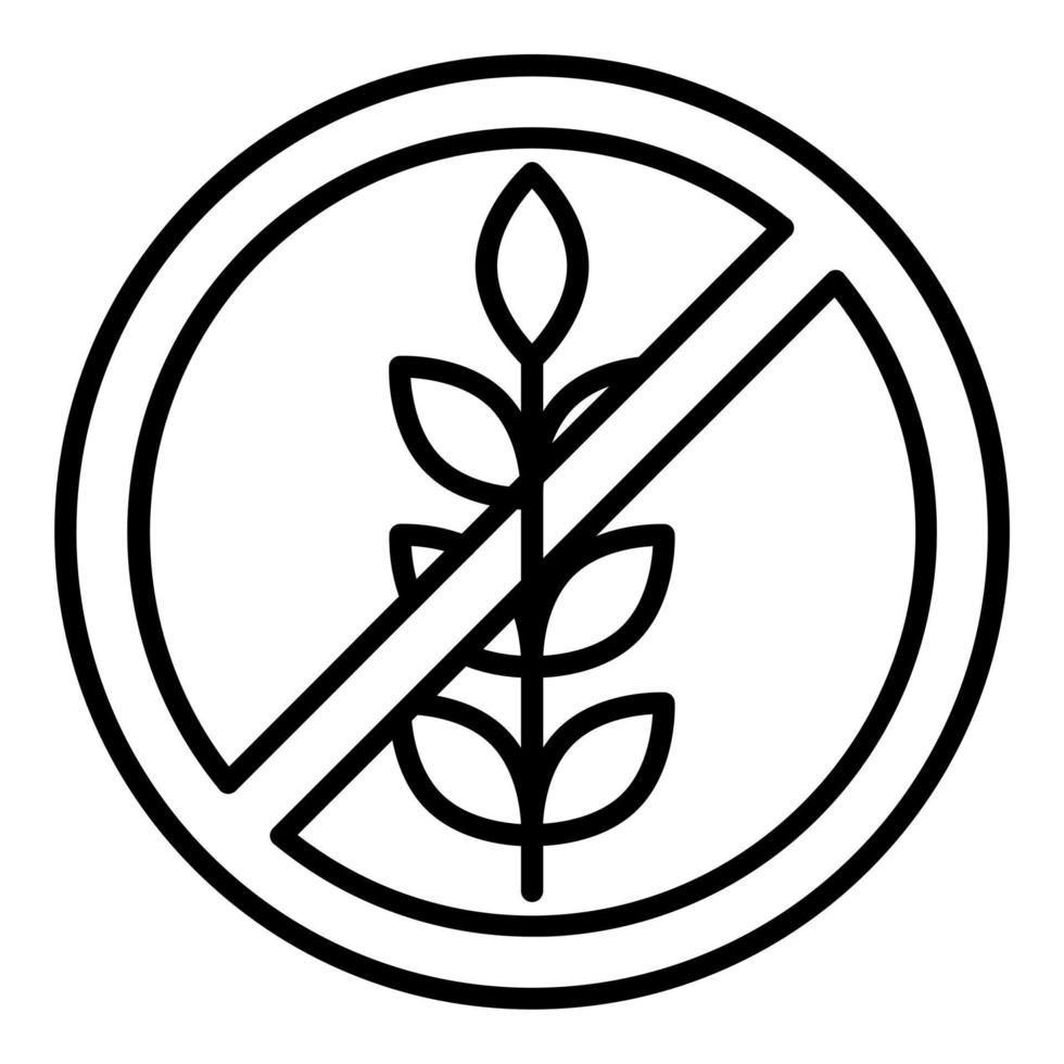 Food Intolerances Icon Style vector