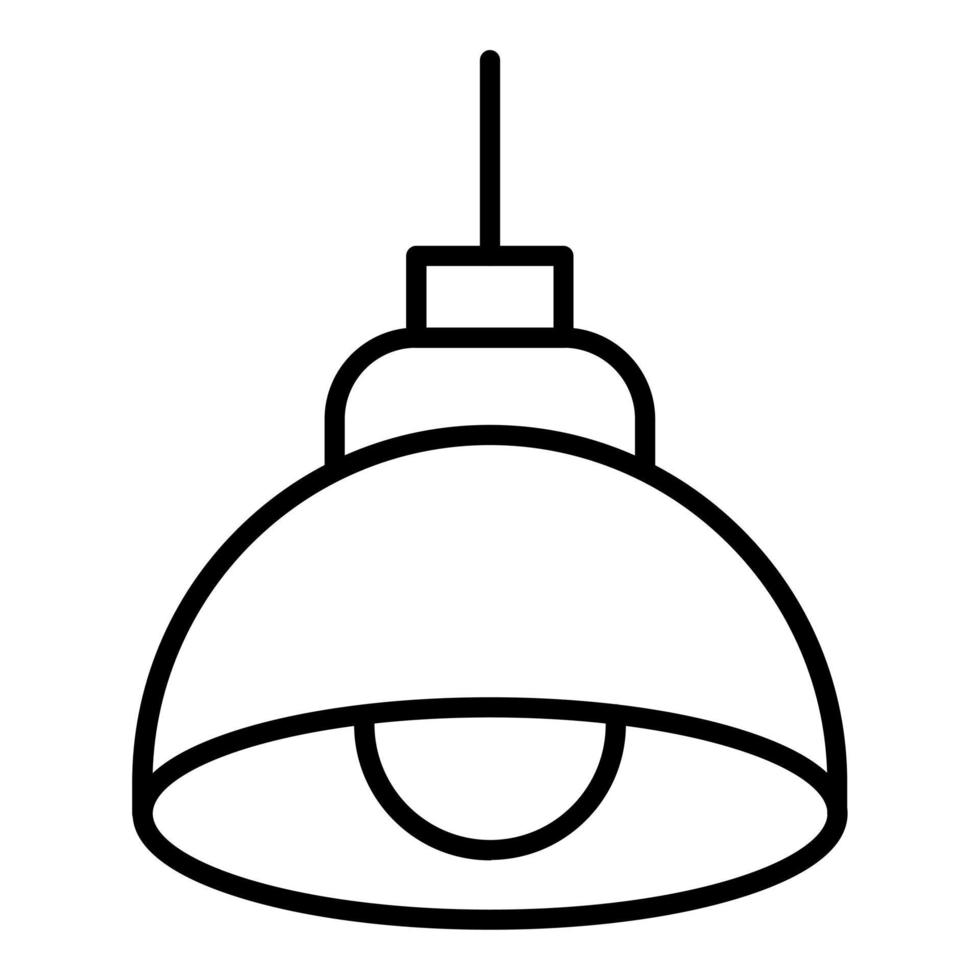 Pendant Light Icon Style vector