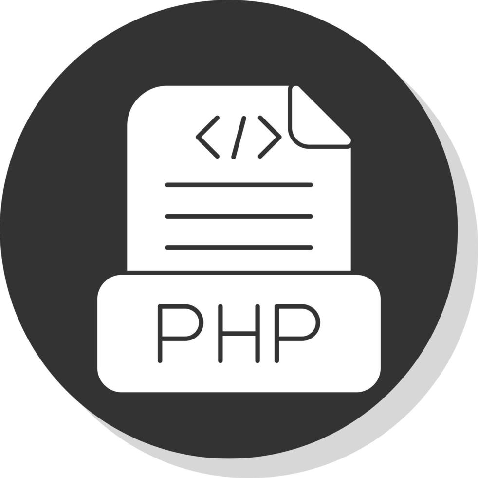 Php File Vector Icon Design