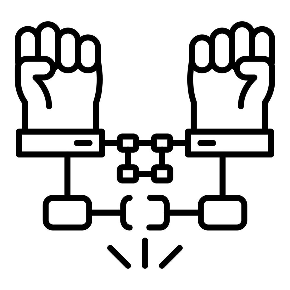Freedom Icon Style vector