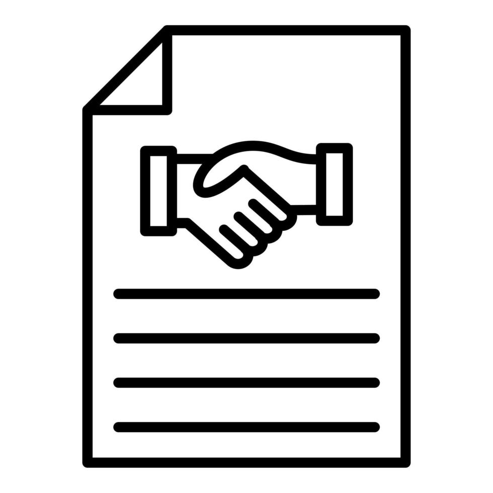 Agreement Icon Style vector