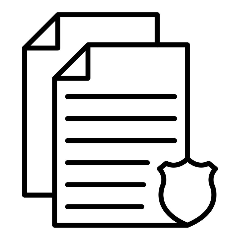 Document Icon Style vector