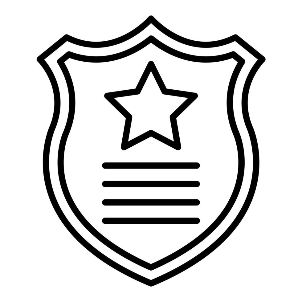 Law Enforcement Icon Style vector