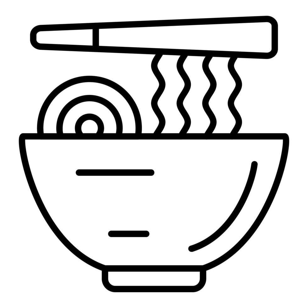 Japanese Food Icon Style vector