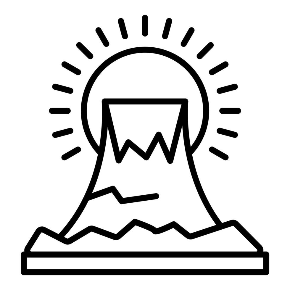Fuji Icon Style vector