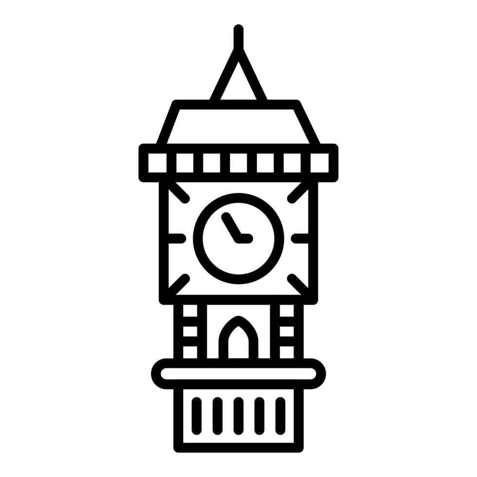 Big Ben Icon Style vector