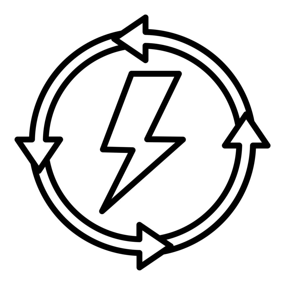 Renewable Energy Icon Style vector