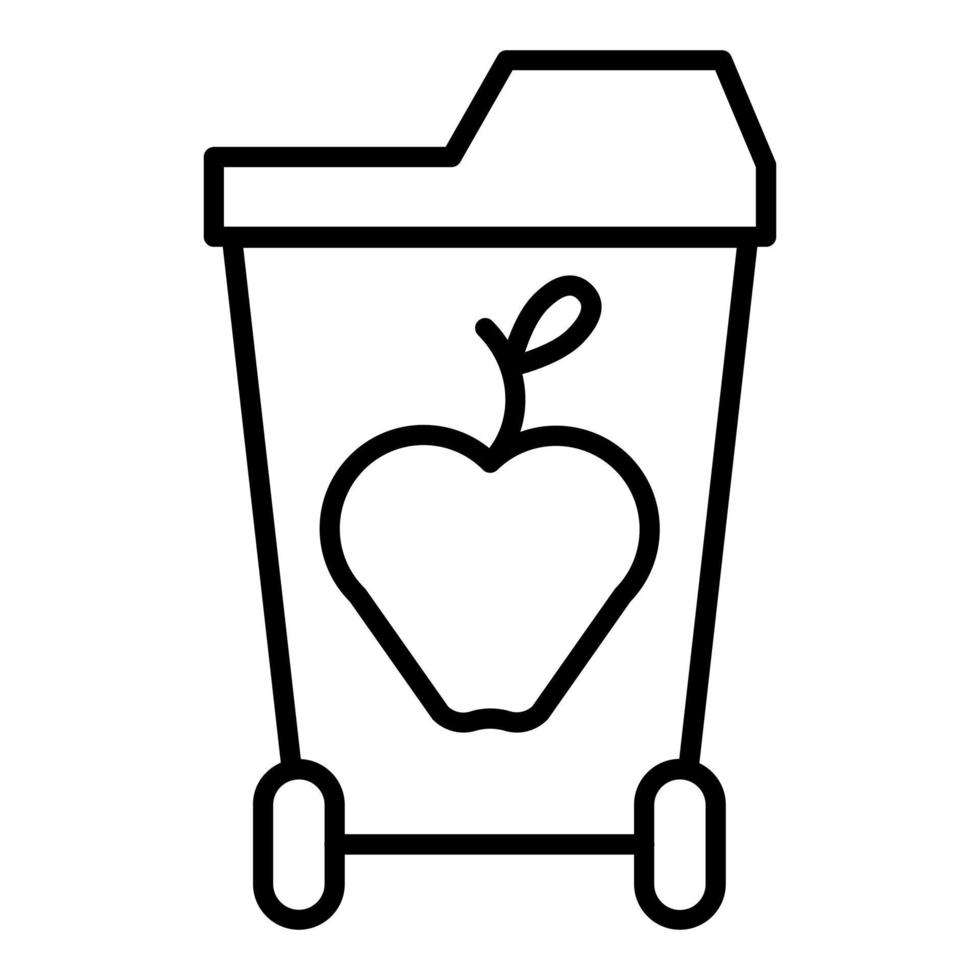 Food Waste Icon Style vector