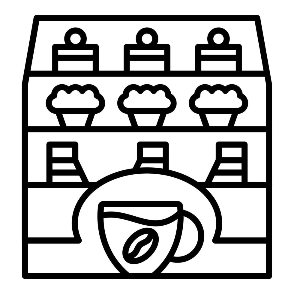 Cafe Wifi Icon Style vector