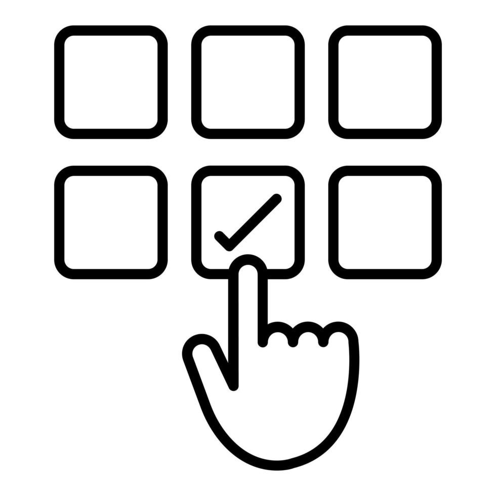 Choose-Choice Icon Style vector