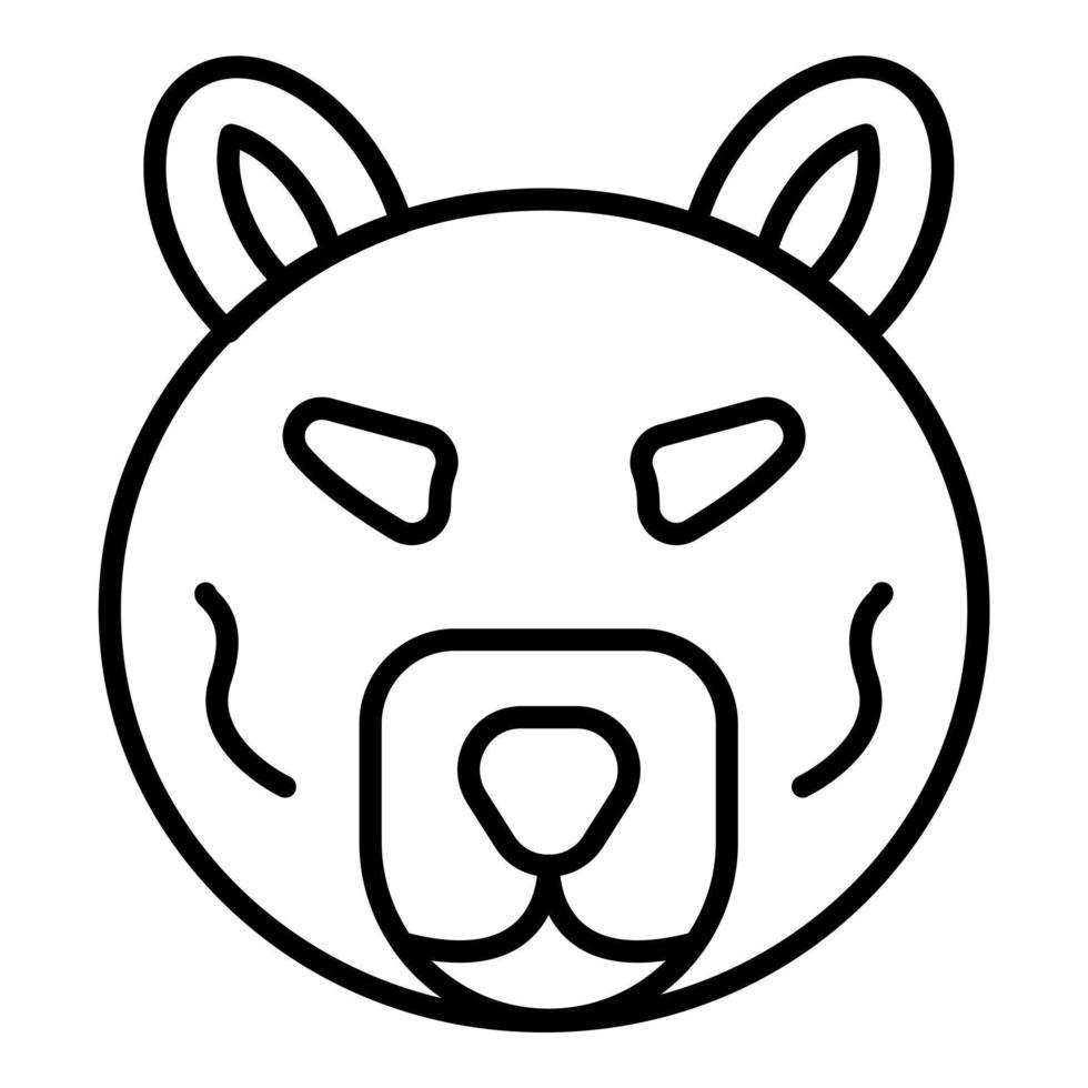 Bear Icon Style vector