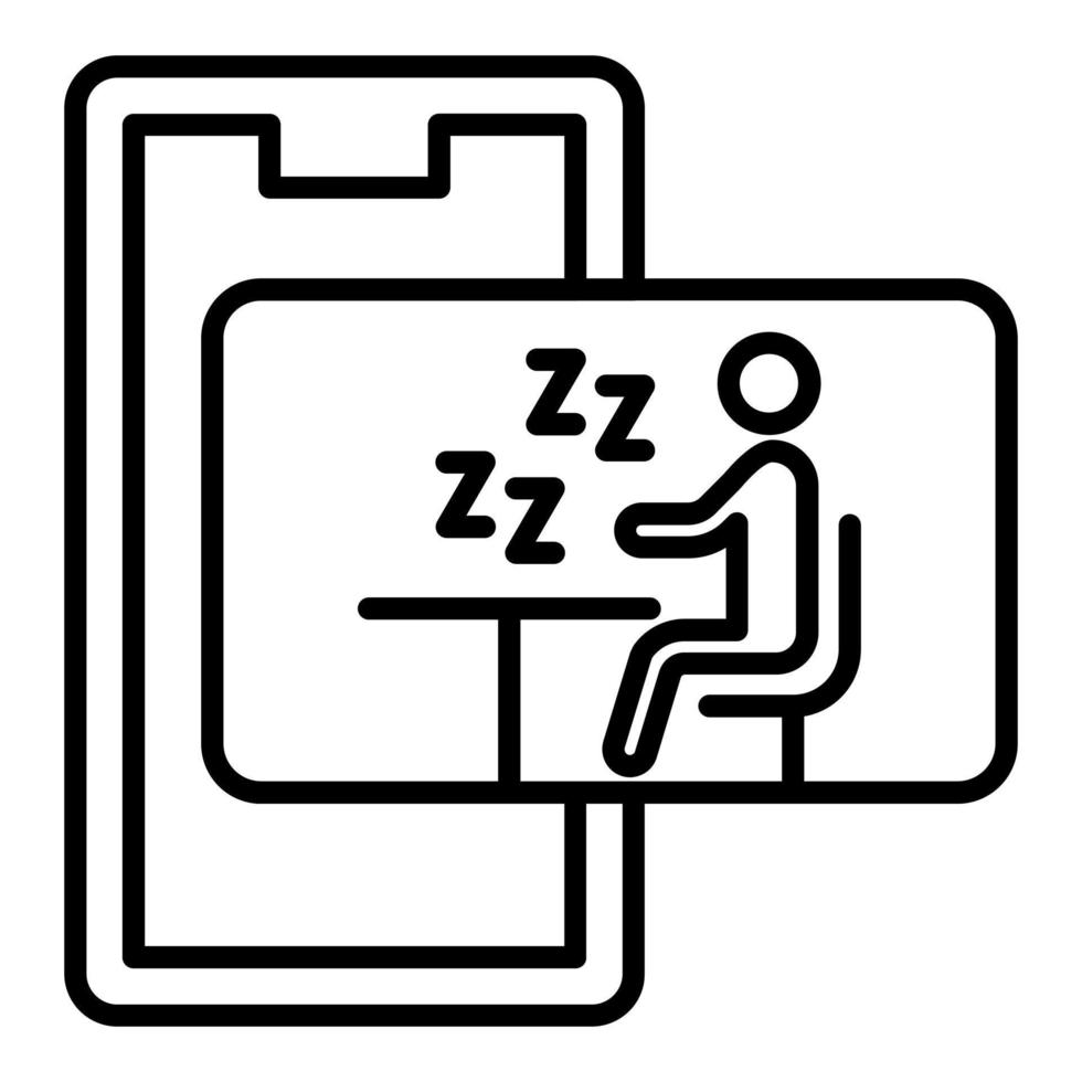 Sleep Icon Style vector