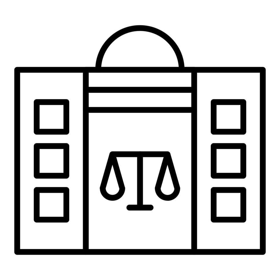 Department of Justice Icon Style vector