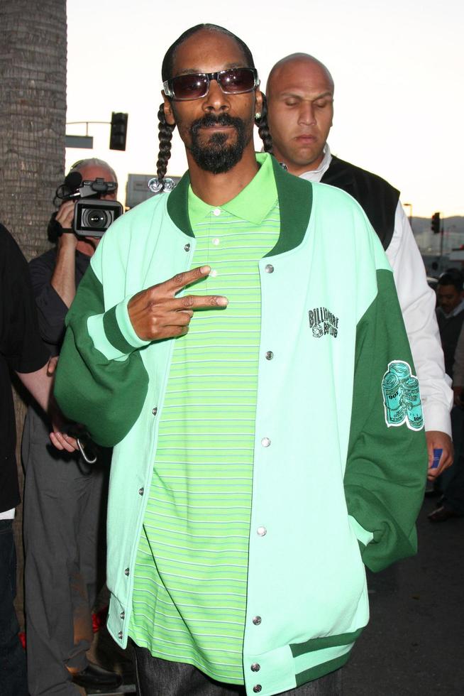 LOS ANGELES  AUGUST 4  Snoop Dogg arrives at the Takers World Premiere at ArcLight Cinerama Dome Theater on August 4 2010 in Los Angeles CA photo