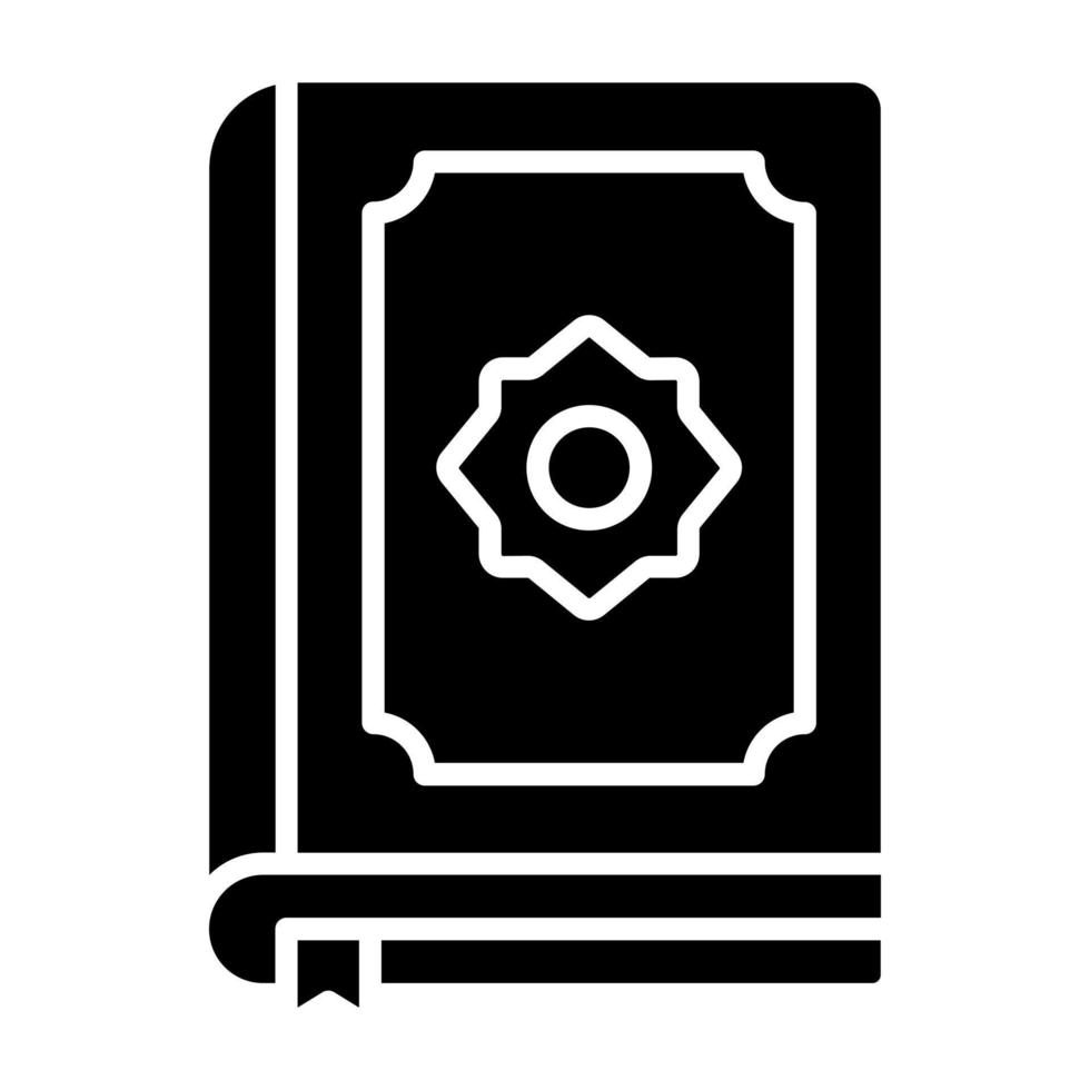 Quran Icon Style vector
