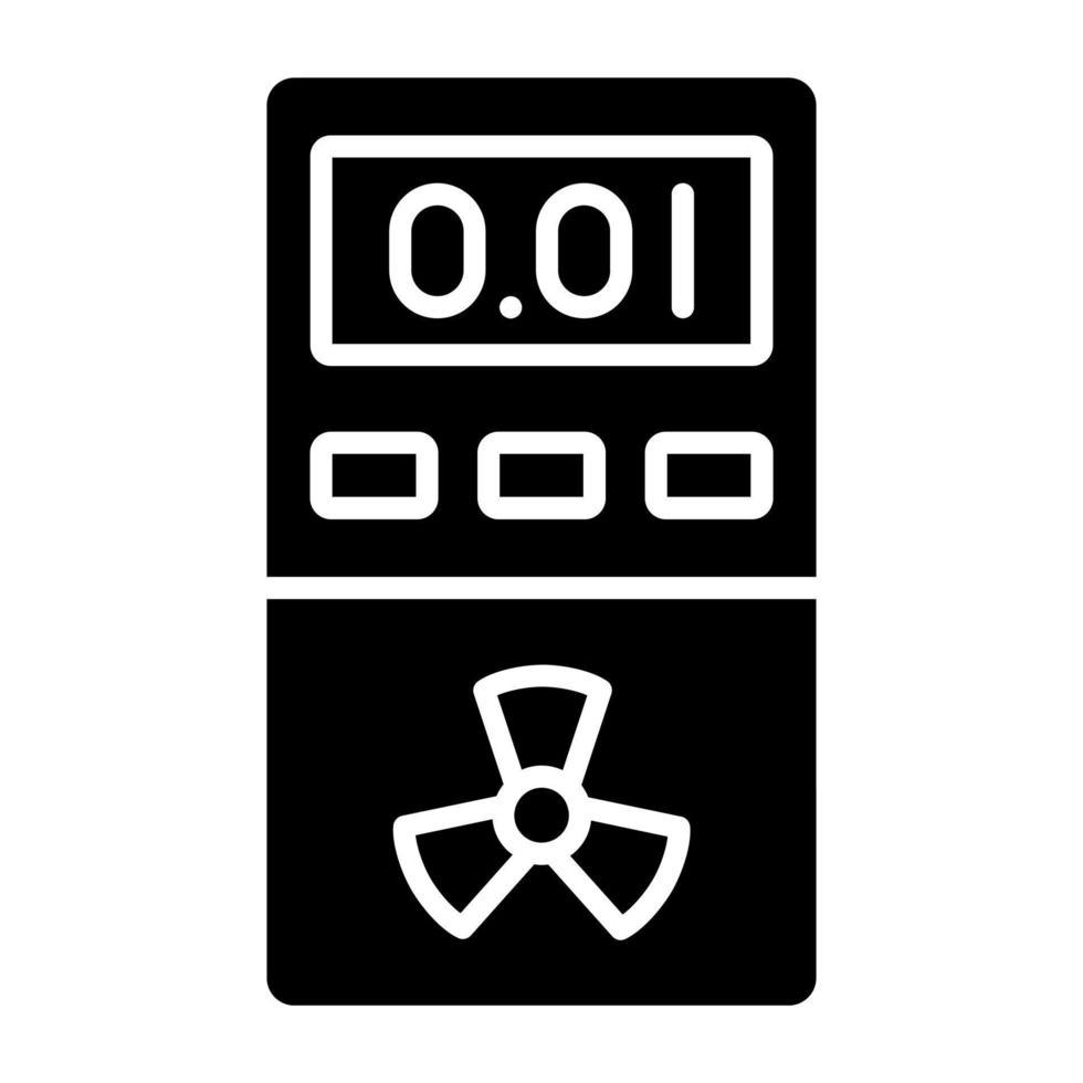 Dosimeter Icon Style vector