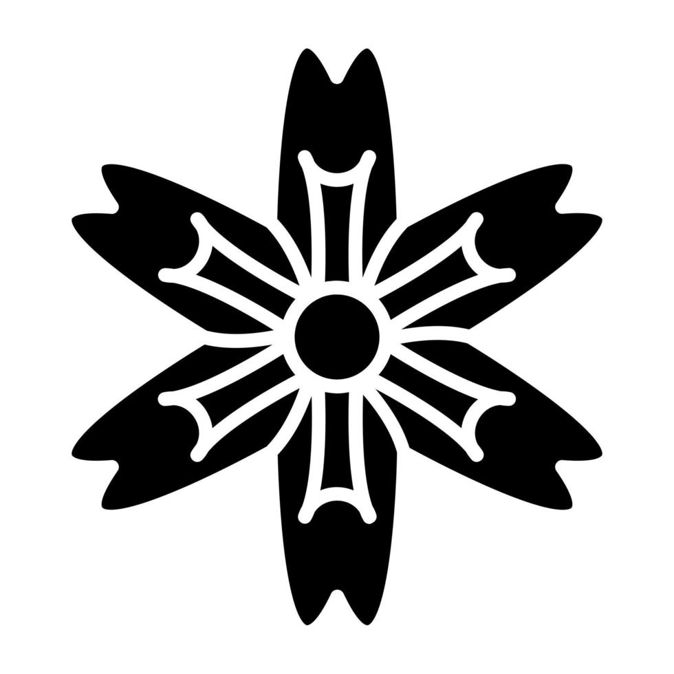 Nasturtium Icon Style vector