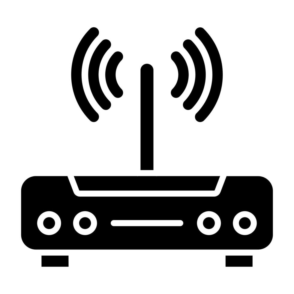 Modem Icon Style vector