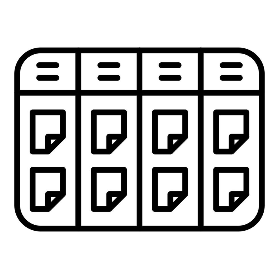 Kanban Icon Style vector