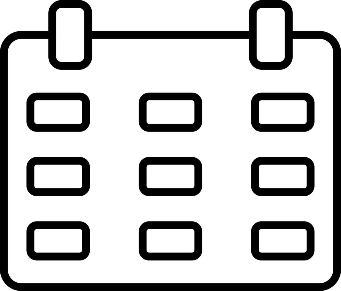 Calendar Icon Style vector