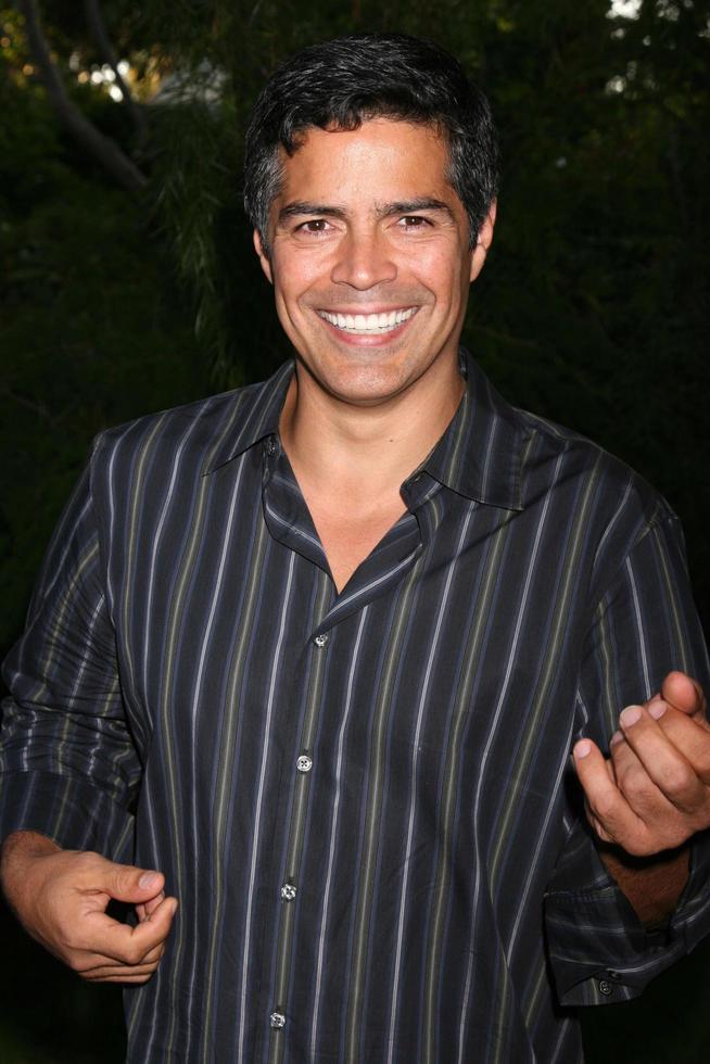 Esai Morales arriving at the YES on Prop 2 Campaign to stop Animal Crueltyat a private estate in BelAir CA onSeptember 28 20082008 photo