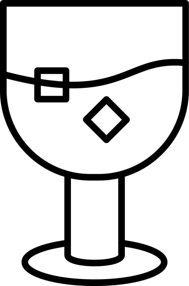 White Wine Icon Style vector