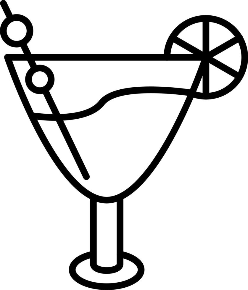 Cocktail Icon Style vector