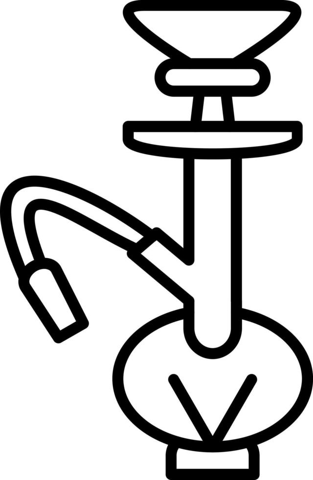 Hookah Icon Style vector