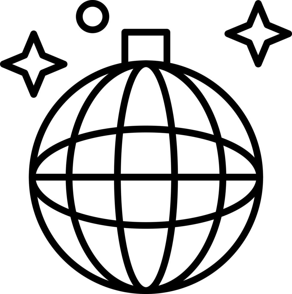 Disco Ball Icon Style vector