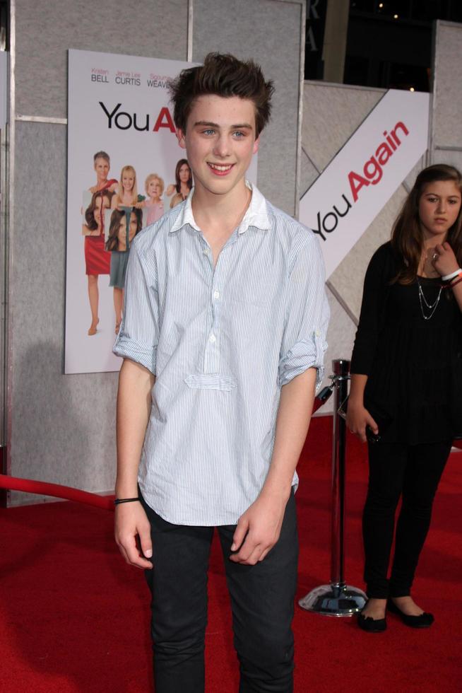 LOS ANGELES  SEP 22  Sterling Beaumon arrives at the You Again World Premiere at El Capitan Theater on September 22 2010 in Los Angeles CA photo