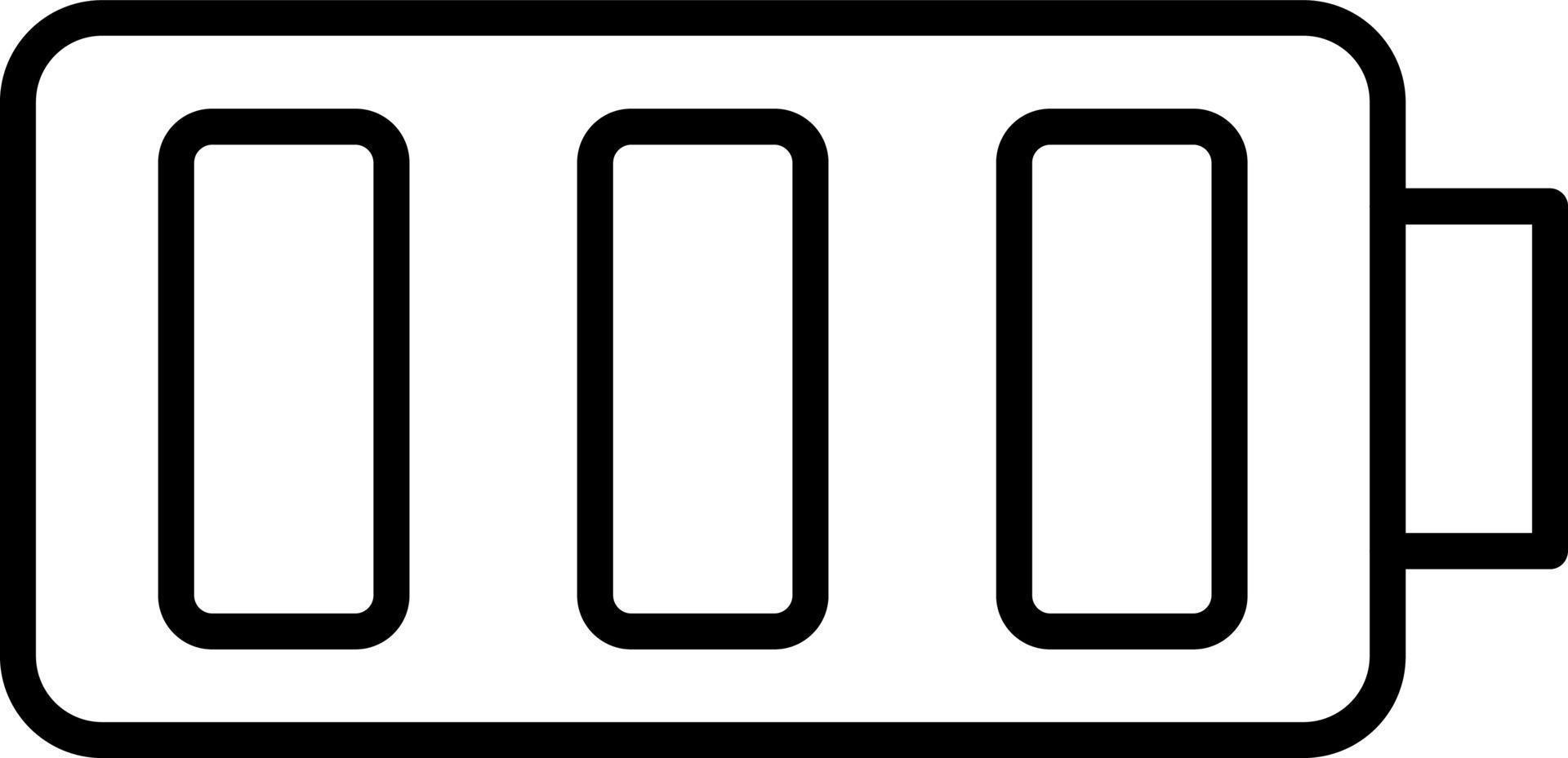 Full Battery Icon Style vector