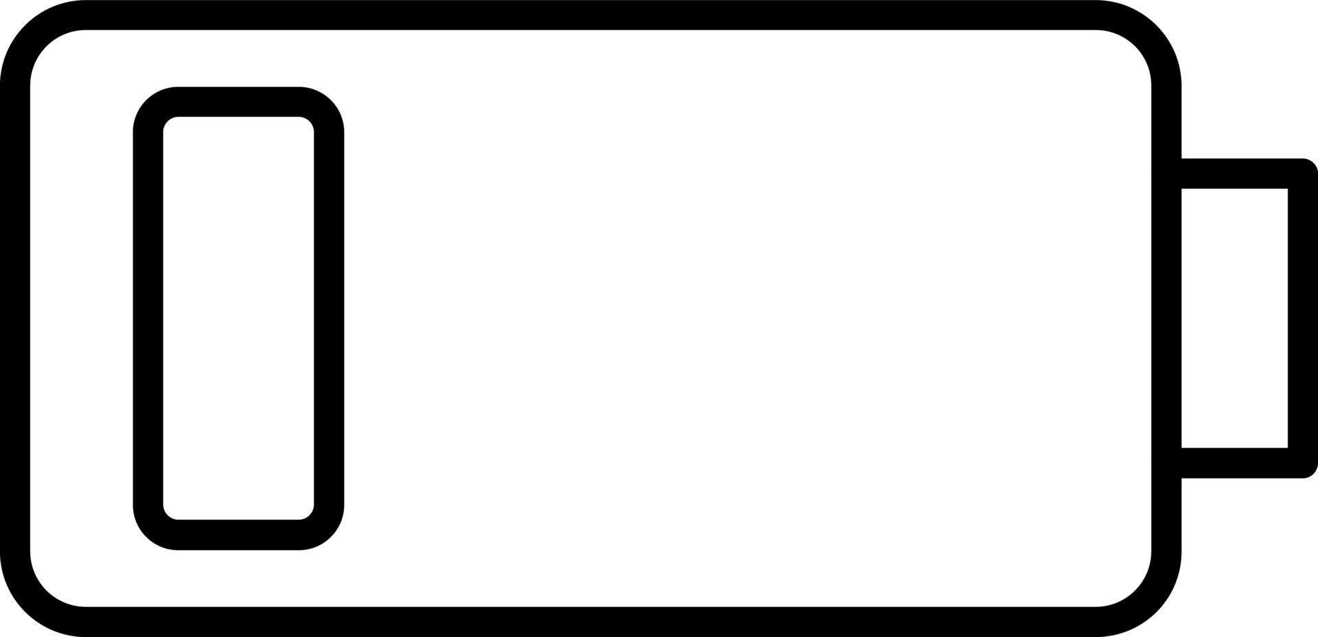 Low Battery Icon Style vector
