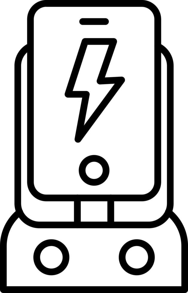 Charging Stand Icon Style vector