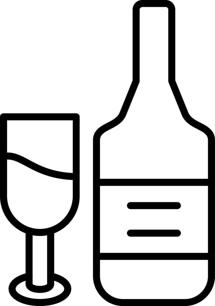 rojo vino icono estilo vector