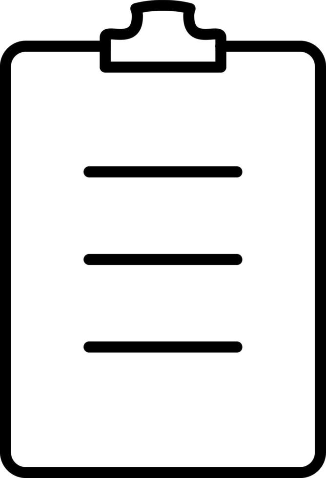 Clipboard Icon Style vector