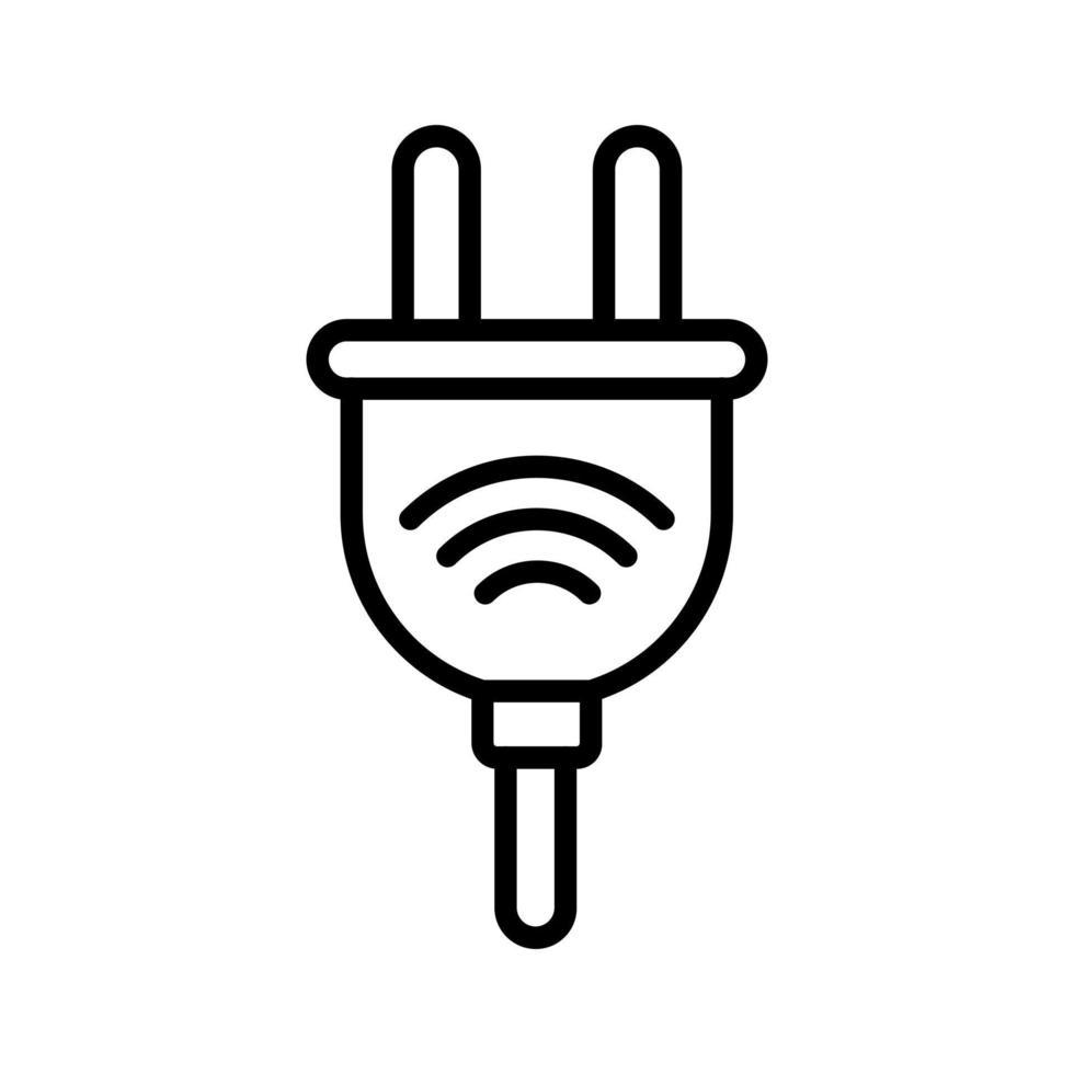 Smart Plug Icon Style vector