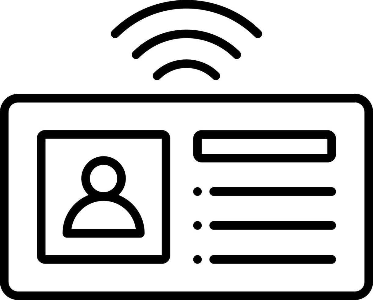 Smart Card Icon Style vector