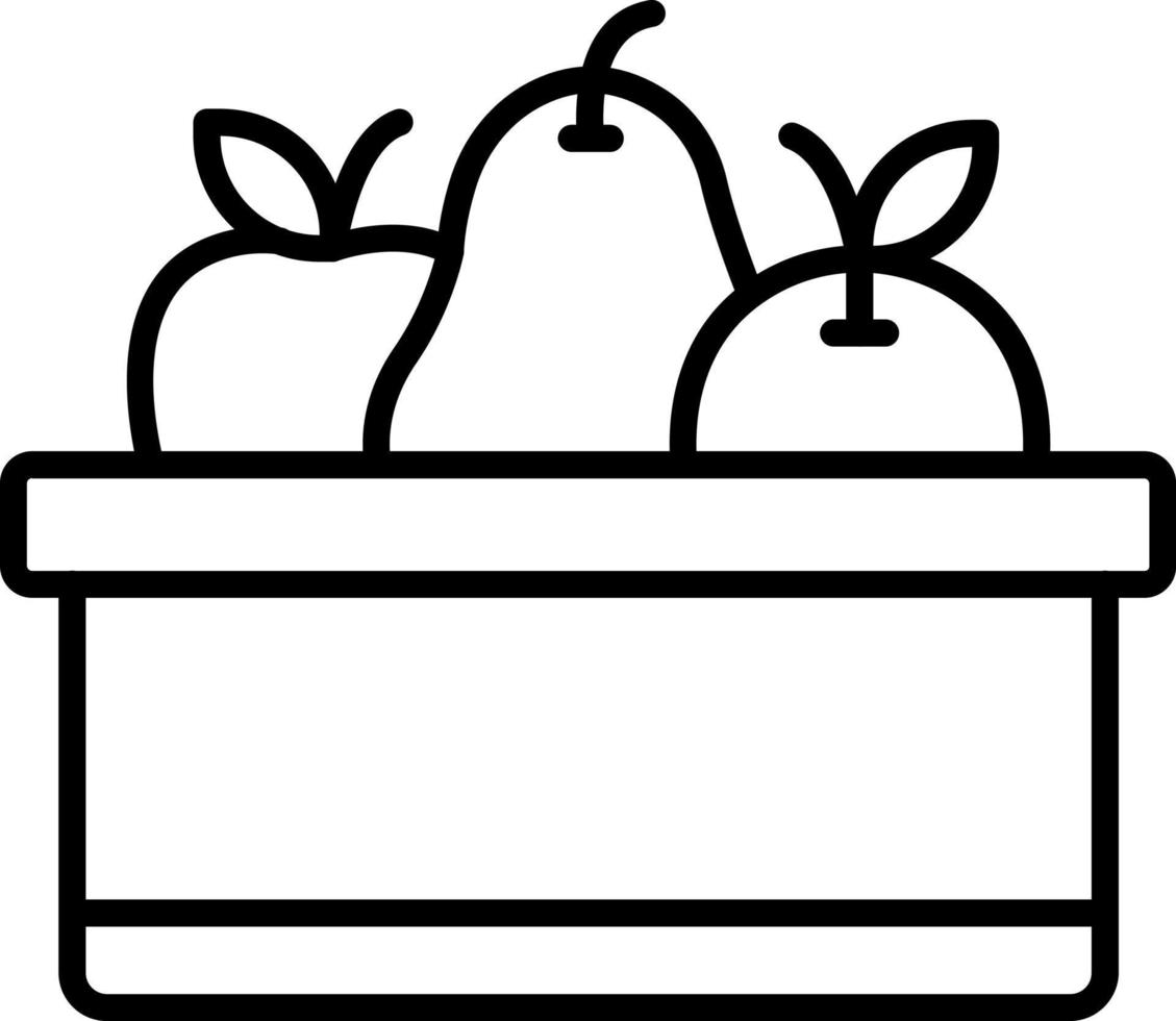 Fruta icono estilo vector