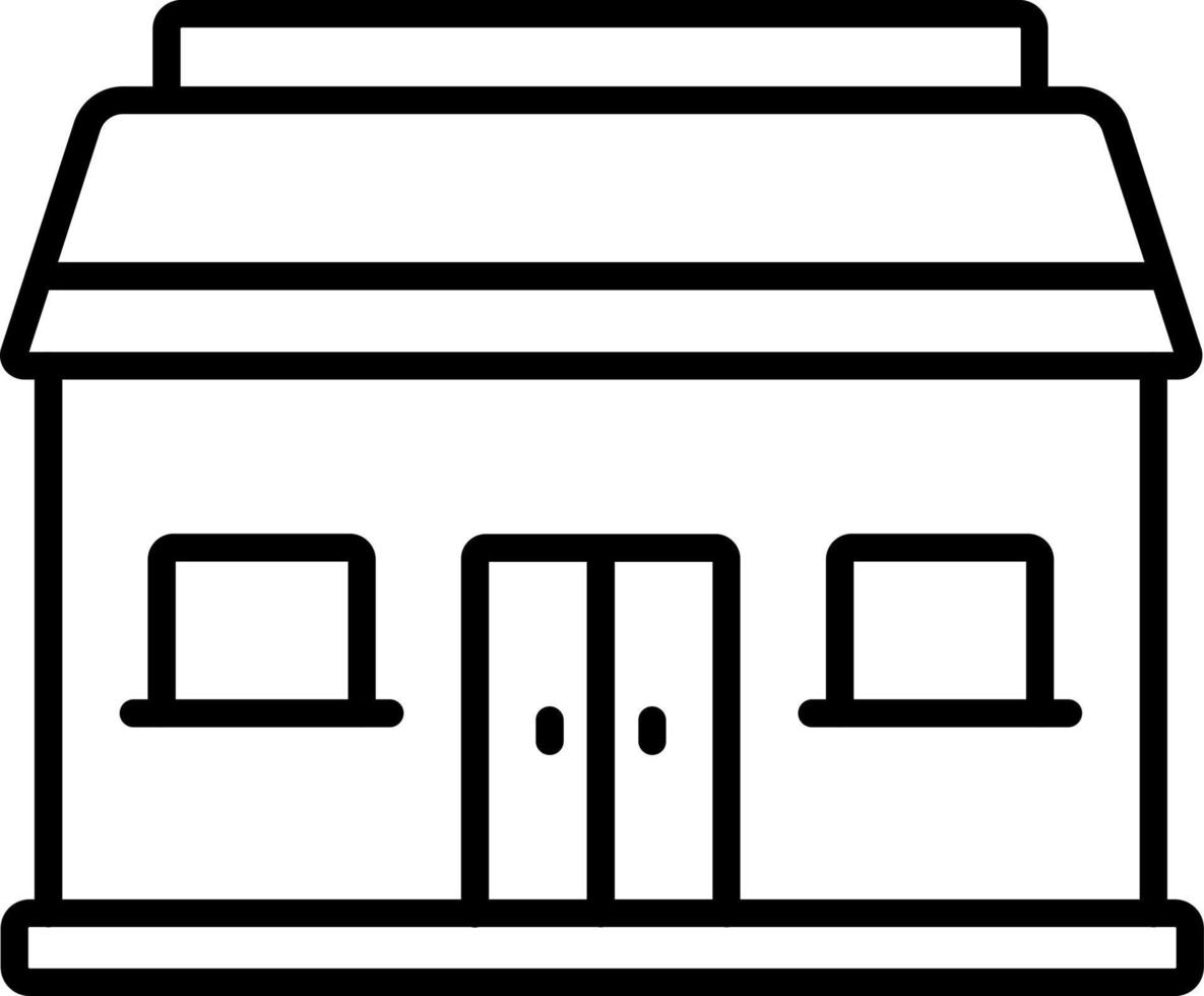 Supermarket Icon Style vector