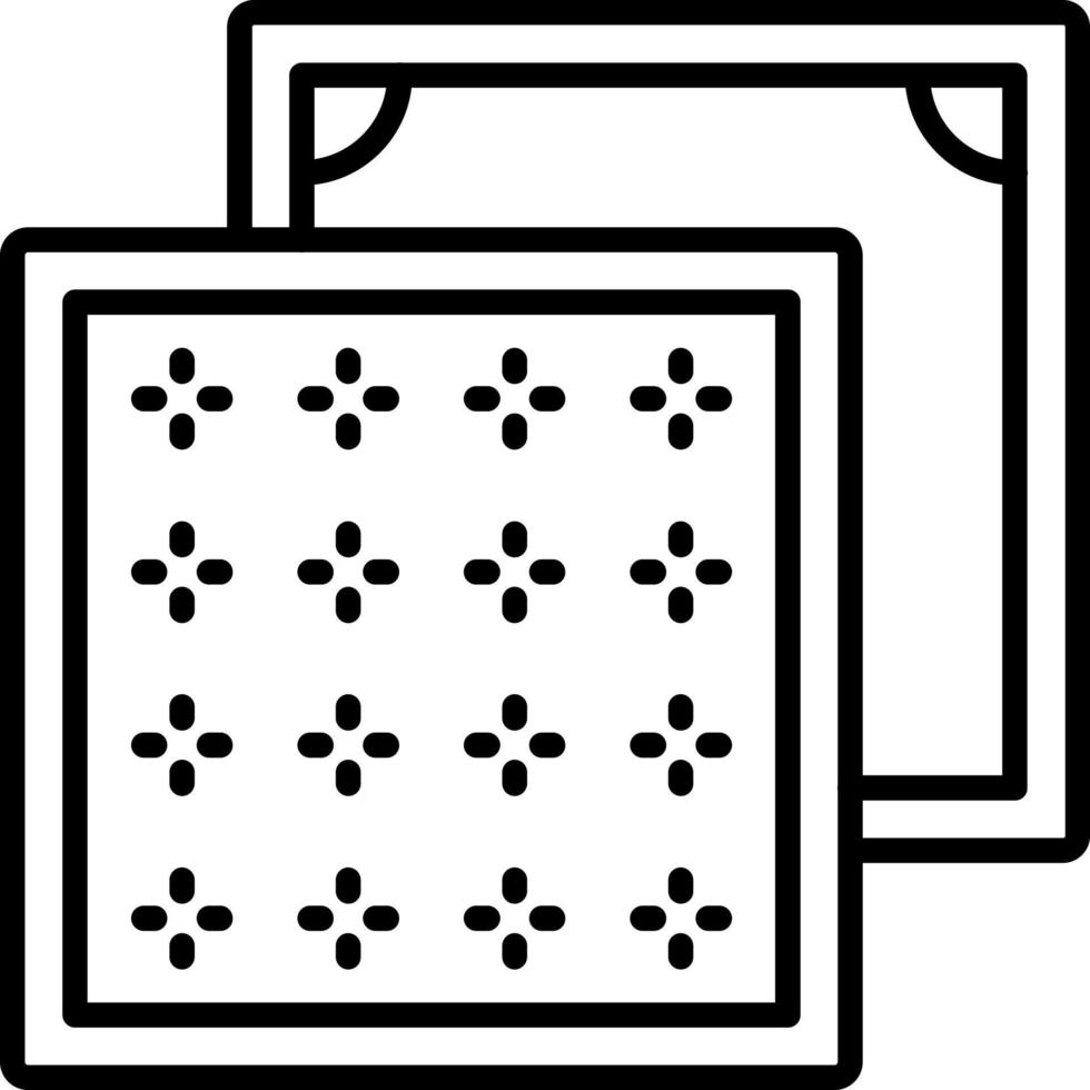 Decorative Textile Icon Style vector