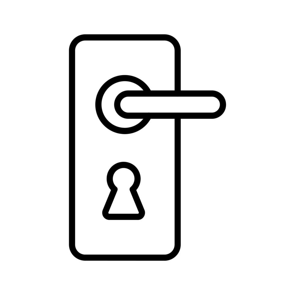 Door Knob Icon Style 21268377 Vector Art at Vecteezy