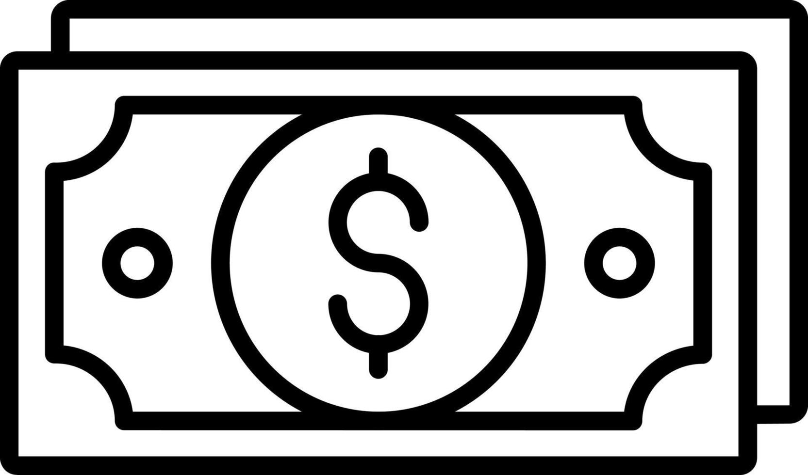 Dollar Icon Style vector