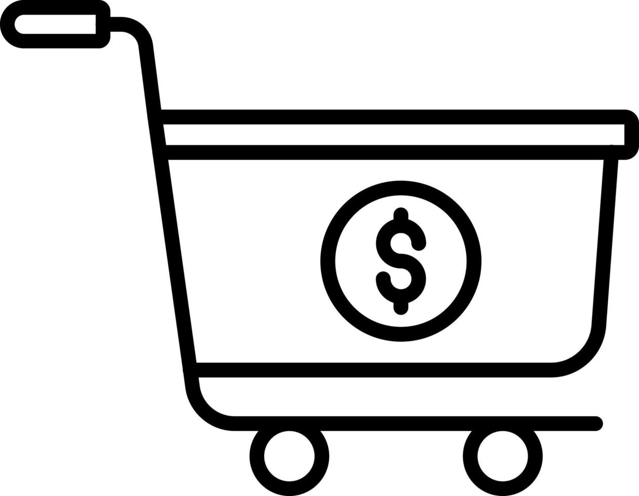 Shopping Cart Icon Style vector