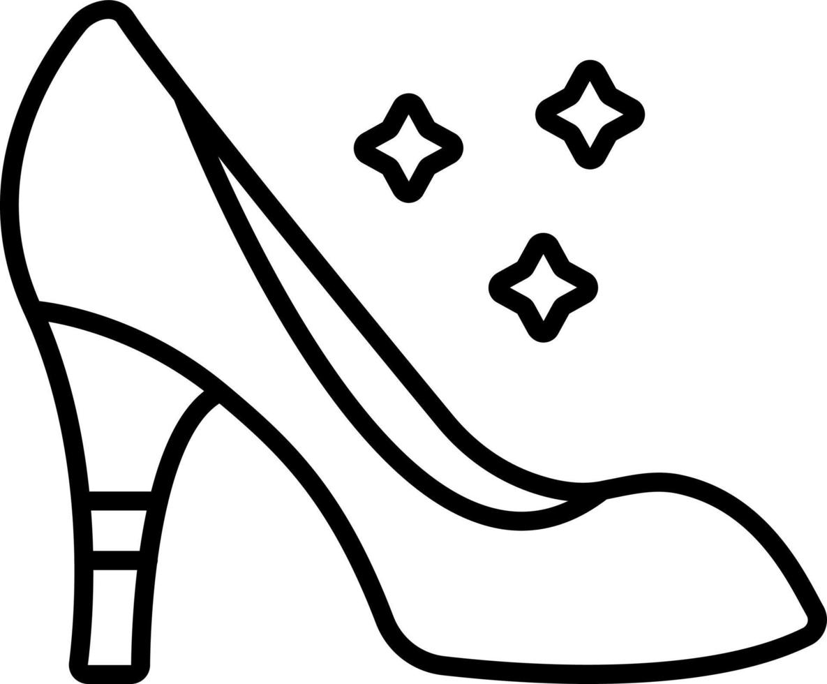 High Heel Icon Style vector