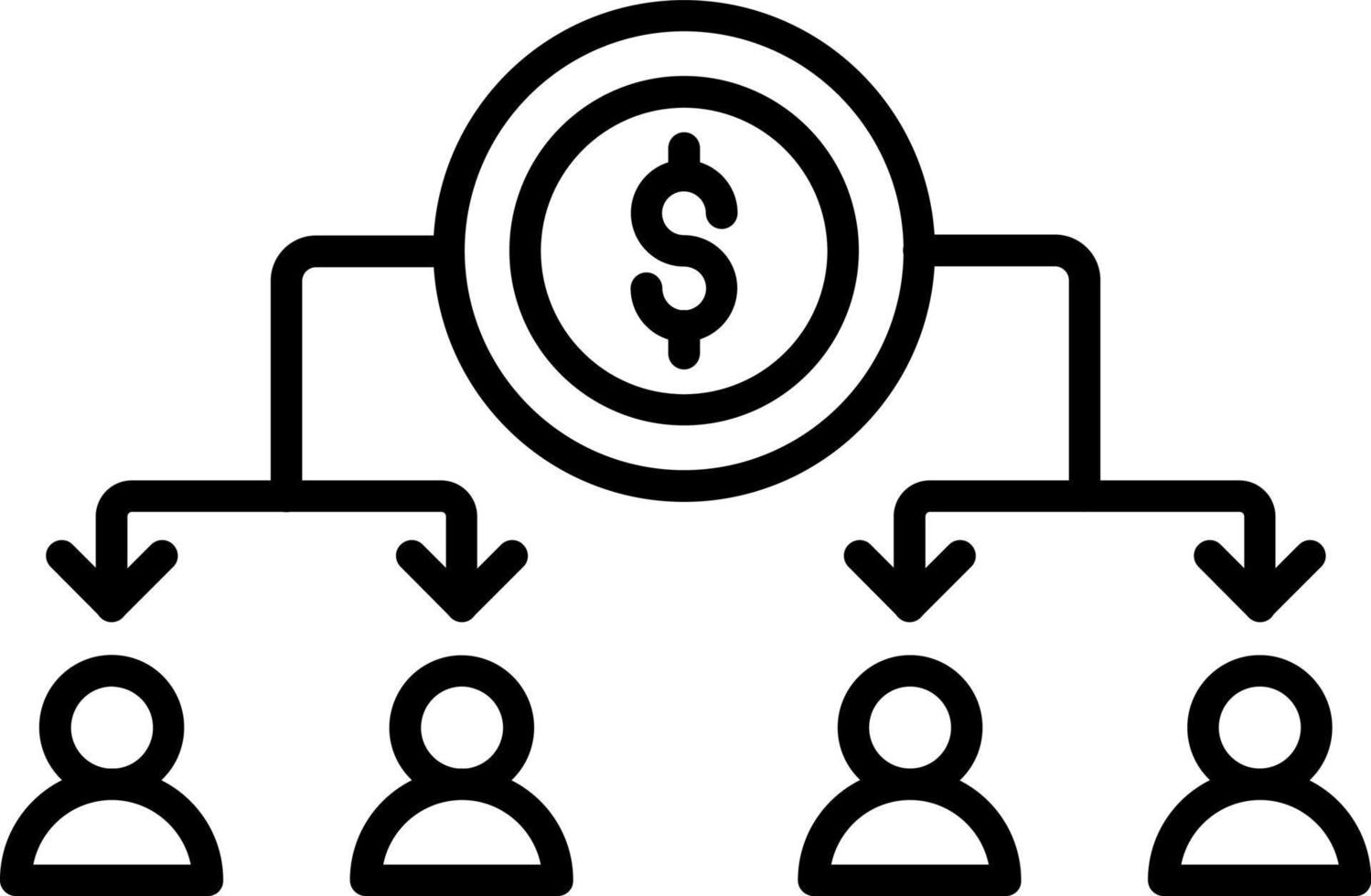 Distribution Icon Style vector