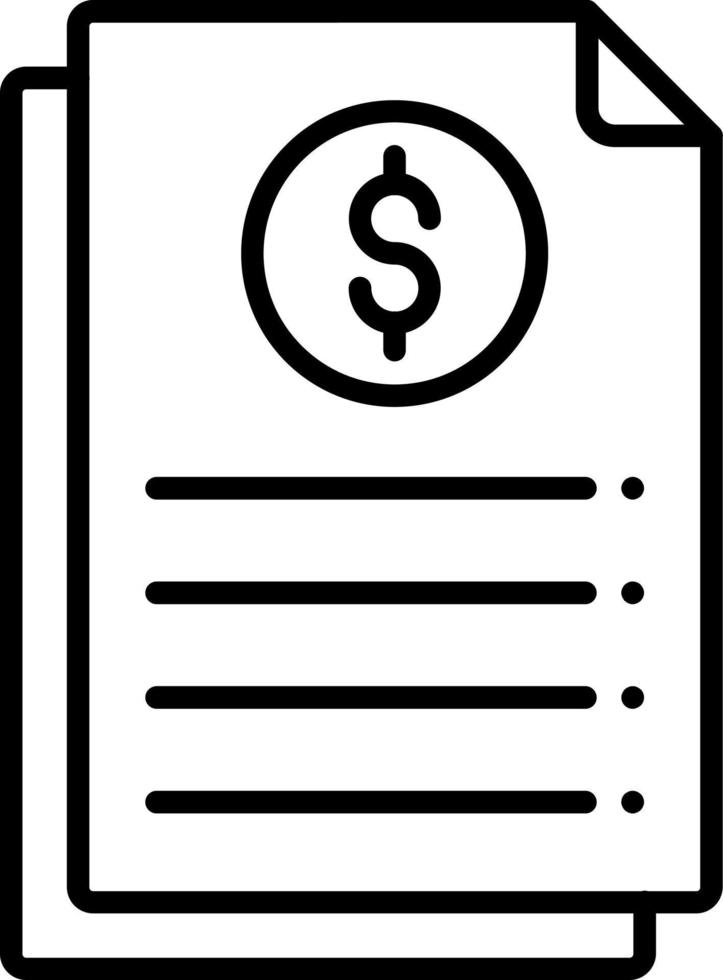 Invoice Icon Style vector