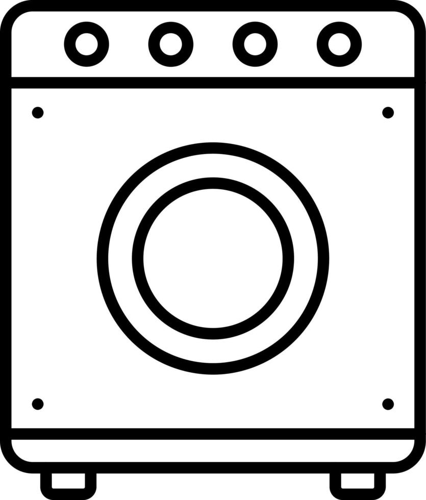 Washing Machine Icon Style vector