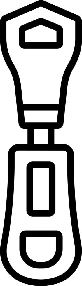 Zipper Icon Style vector