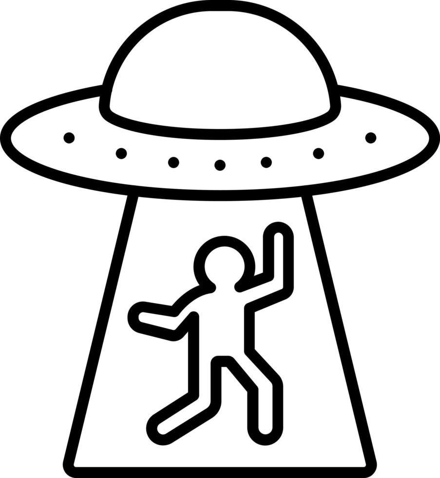 Abduction Icon Style vector