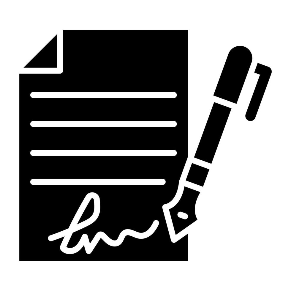 Contract Icon Style vector